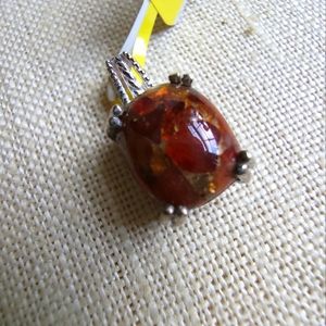 Matrix Jalisco Fie Opal Pendant in Sterling Silver